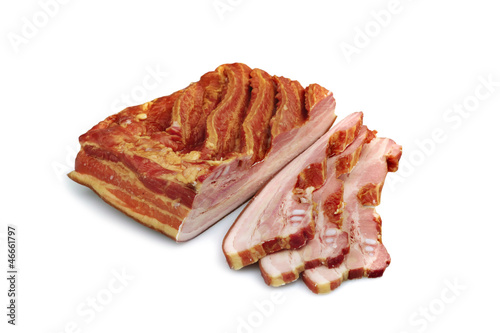 smoked ribs and meat