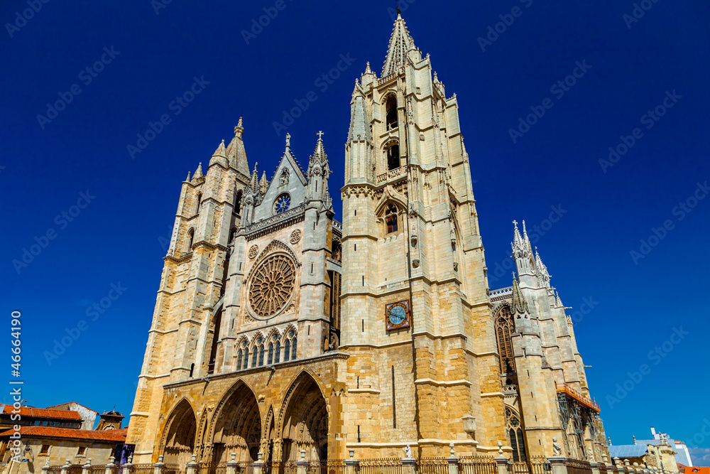 Fototapeta premium Cathedral of Leon, Spain