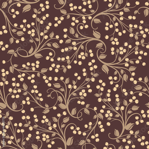 Seamless vector floral pattern