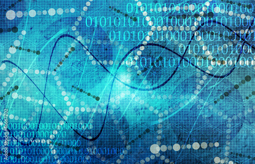 Obraz na plátně Science Research as a Concept