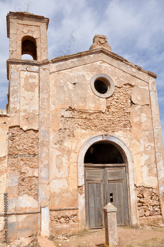 Cortijo del Fraile, historic building in Gata cape NP, Spain photo