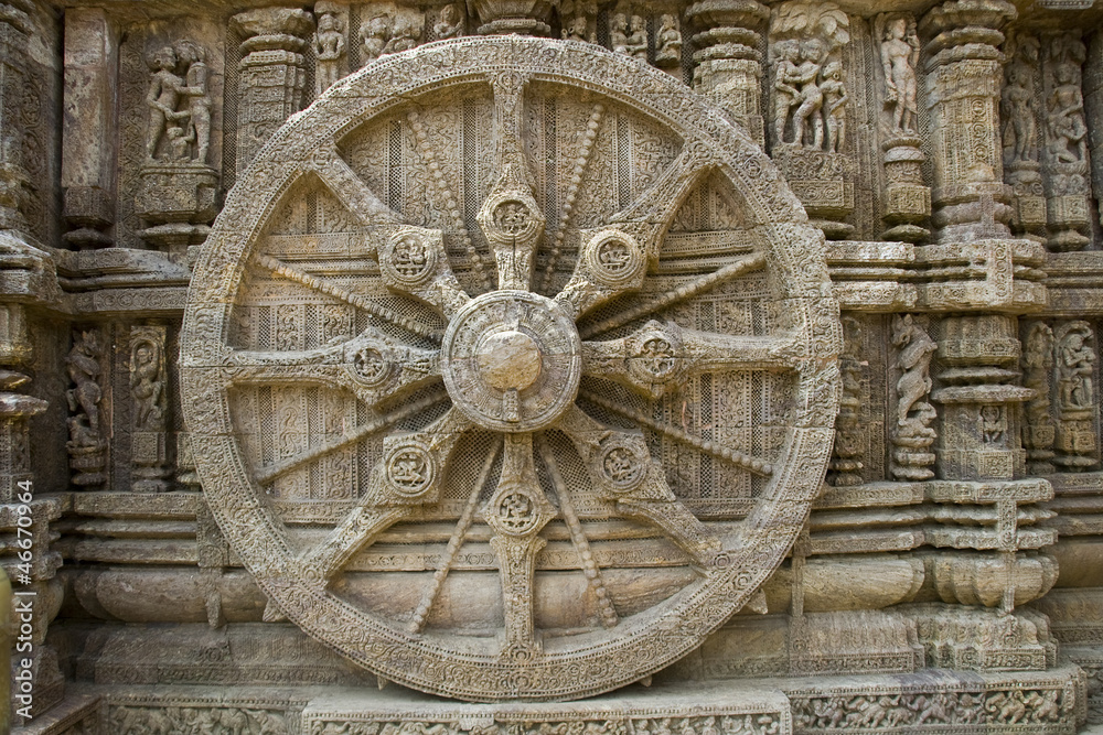 Stone Wheel at Sun Temple