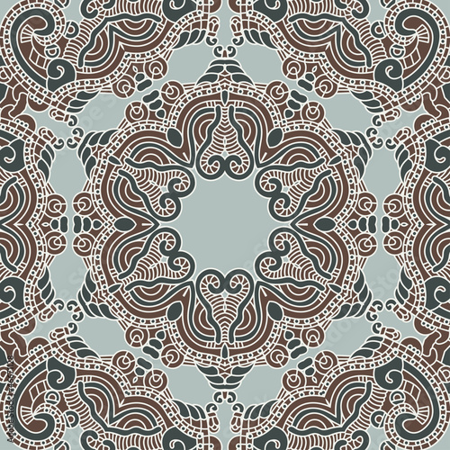 Vector round decorative design element