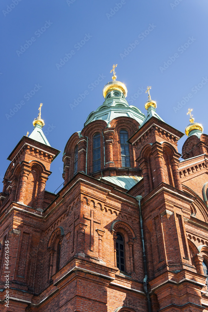 Fototapeta premium Uspenski Cathedral in Helsinki, Finland