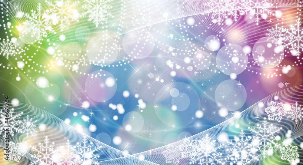 Christmas snowflakes texture