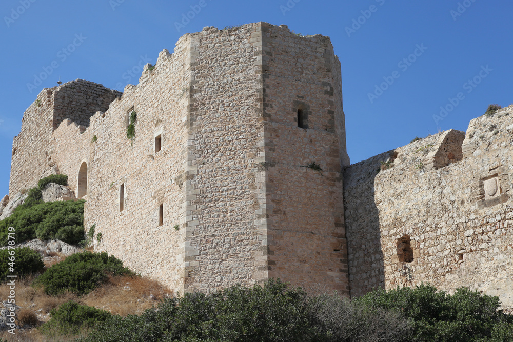 Burgruine Kritinia Castle, Rhodos