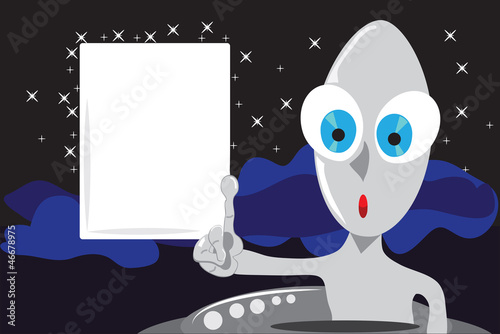 Cartoon Alien