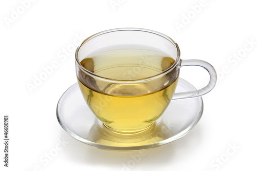 A cup of green tea