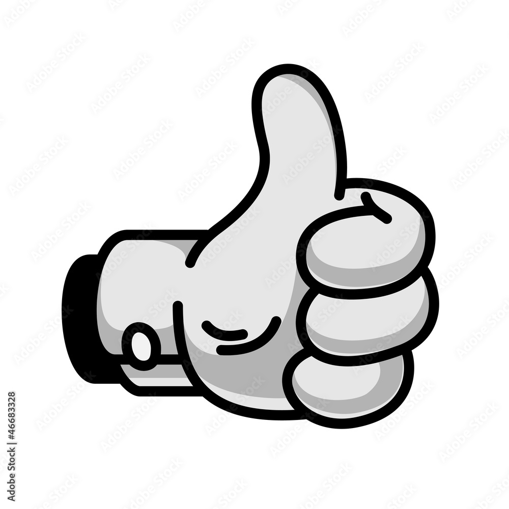 Cartoon Like symbol, vector Eps 8 image Cartoon Like symbol, vector Eps 8 image
