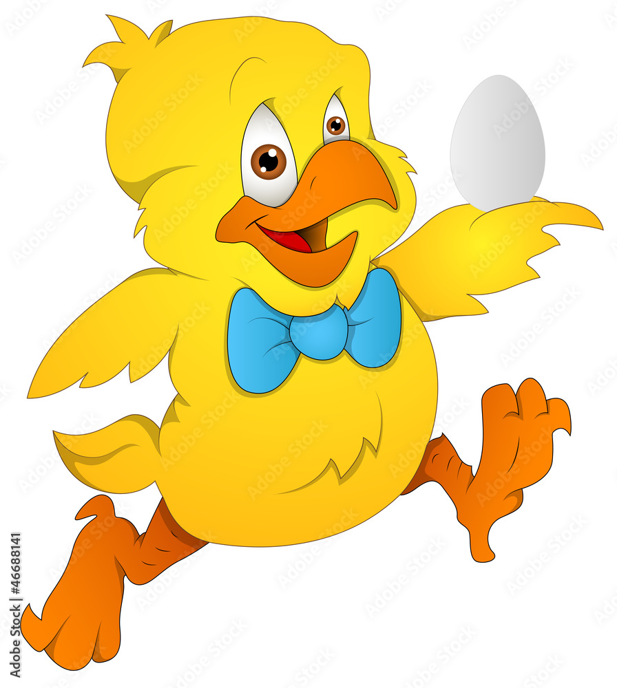 Cute Chicken - Cartoon Character - Vector Illustration Cute Chicken - Cartoon Character - Vector Illustration