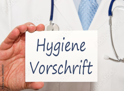 Hygiene Vorschrift photo