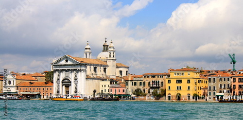 Vue sur le quartier Dorsoduro à Venise - Italie