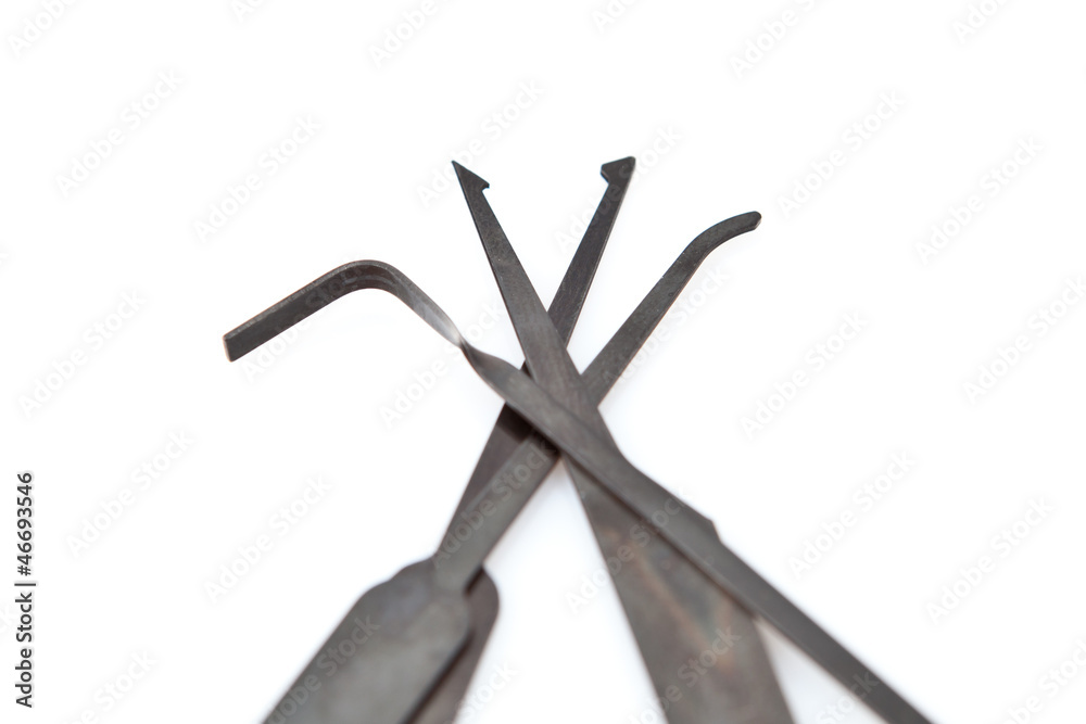 Werkzeug zur Schlossöffnung (Lockpicking) Werkzeug zur Schlossöffnung (Lockpicking)