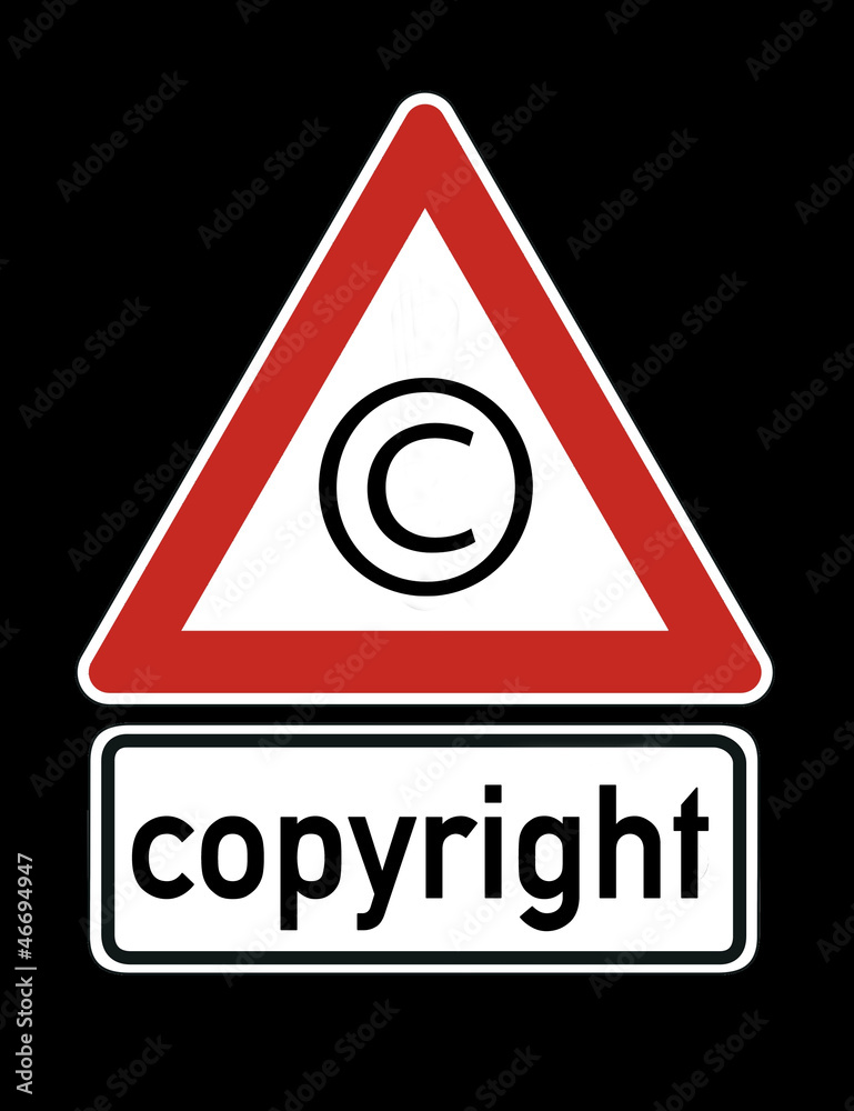 copyright tafel schild #121112-005 copyright tafel schild #121112-005