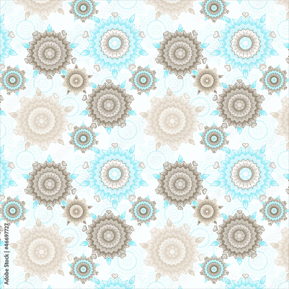Seamless pattern with flowers Seamless pattern with flowers