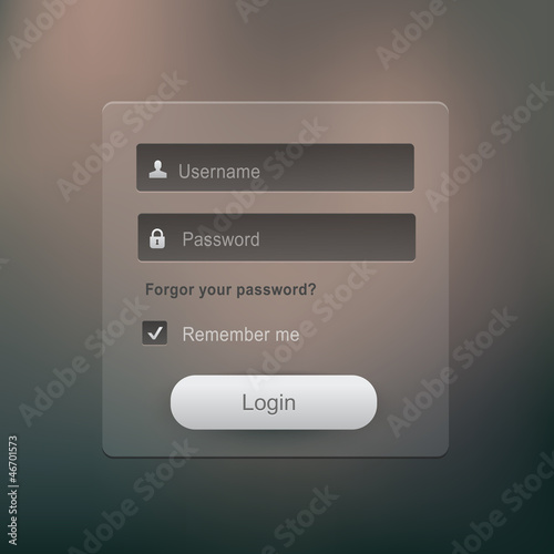 Login form