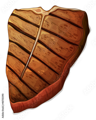 a steak