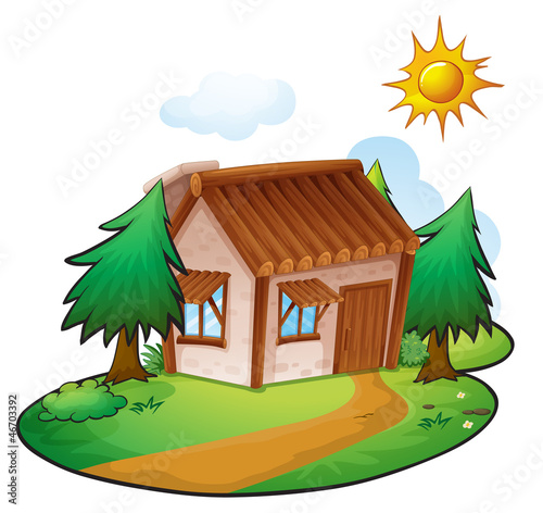 a house