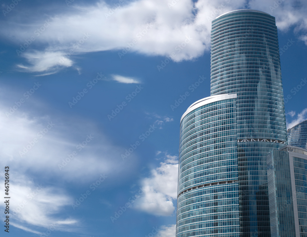 Moscow City Business centre buildings in Moscow Russia Moscow City Business centre buildings in Moscow Russia