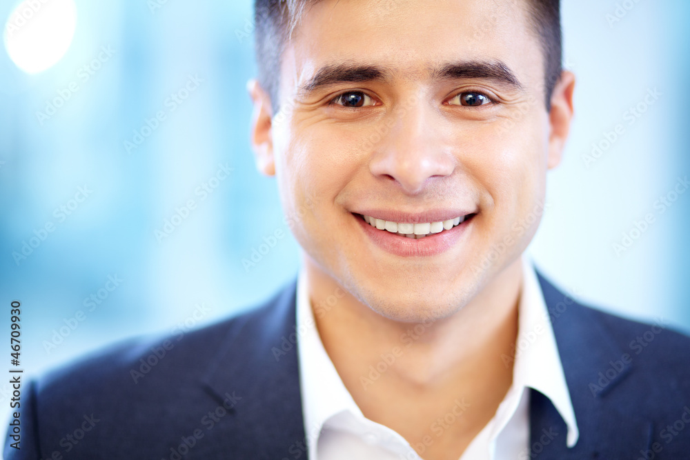 Face of businessman Face of businessman