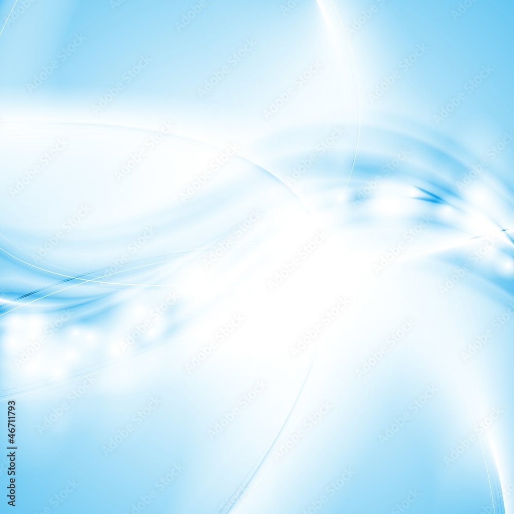 Naklejka premium Bright abstract waves. Vector background