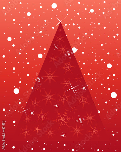 christmas tree abstract