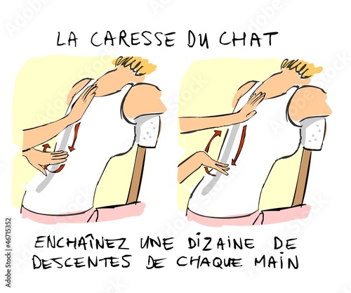 Принти на полотні faire un massage relaxant