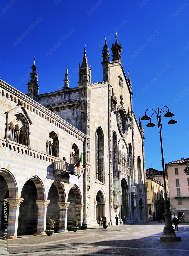 Cathedral in Como, Lombardy, Italy