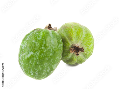 Feijoas fruits isolated