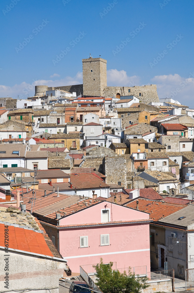 Panoramic view of Deliceto. Puglia. Italy. Panoramic view of Deliceto. Puglia. Italy.