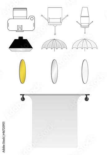 Lighting diagram icons