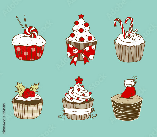 Christmas cupcakes