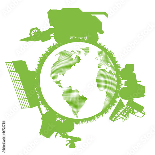 Combine harvester world ecology