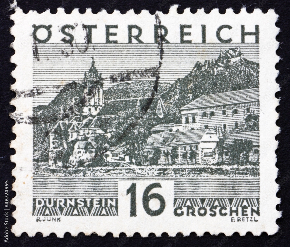 Postage stamp Austria 1929 Durnstein