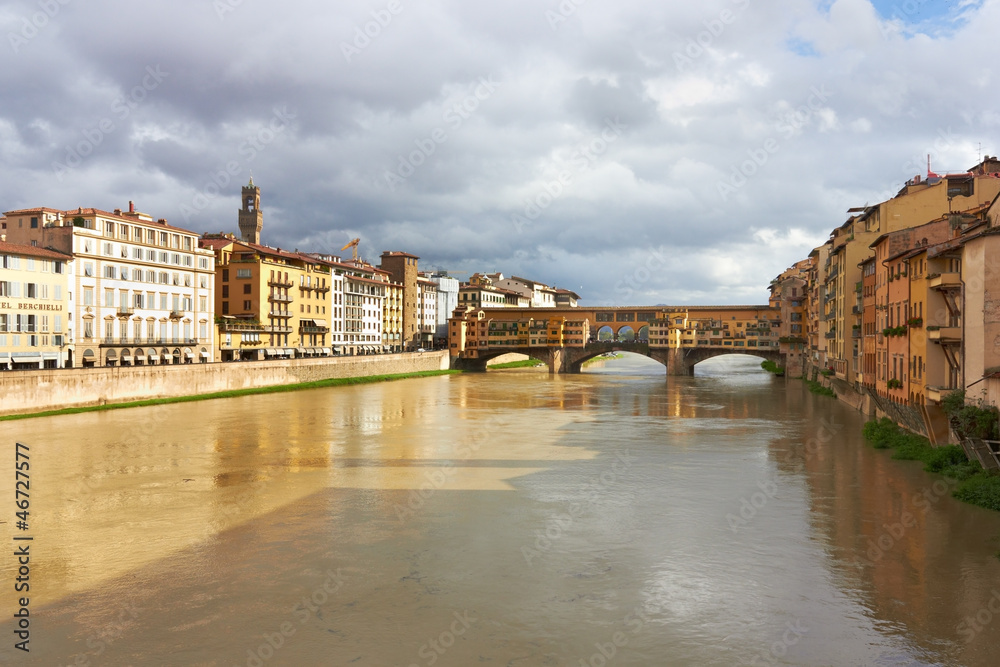 Obraz premium Florence Italy Bridge