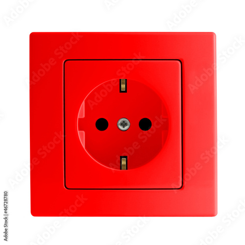 Steckdose rot