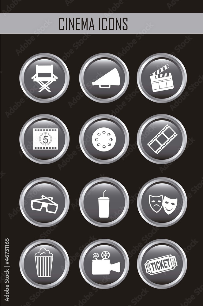 cinema icons cinema icons