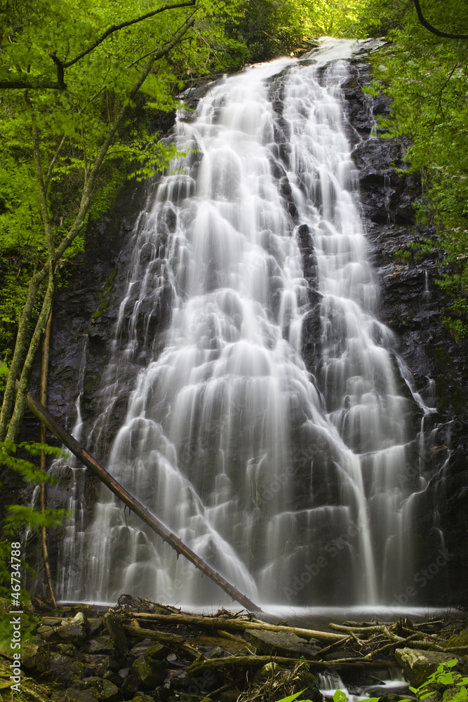 North Carolina's Crabtree Falls situated just a short hike off of the Blue Ridge Parkway North Carolina's Crabtree Falls situated just a short hike off of the Blue Ridge Parkway