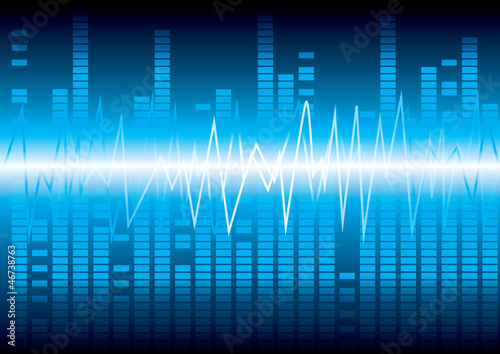 digital equalizer Vector illustration eps 10