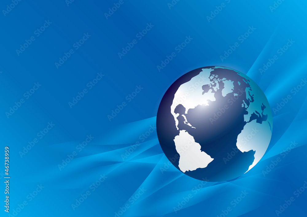 Abstract global earth technology background, vector Abstract global earth technology background, vector