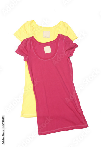 Red and yellow t-shirt