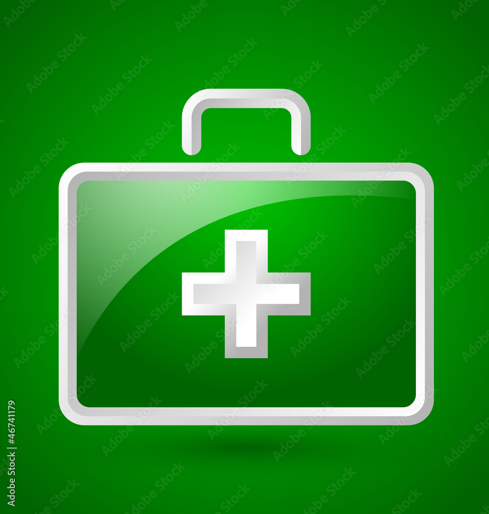 Obraz premium First aid kit icon