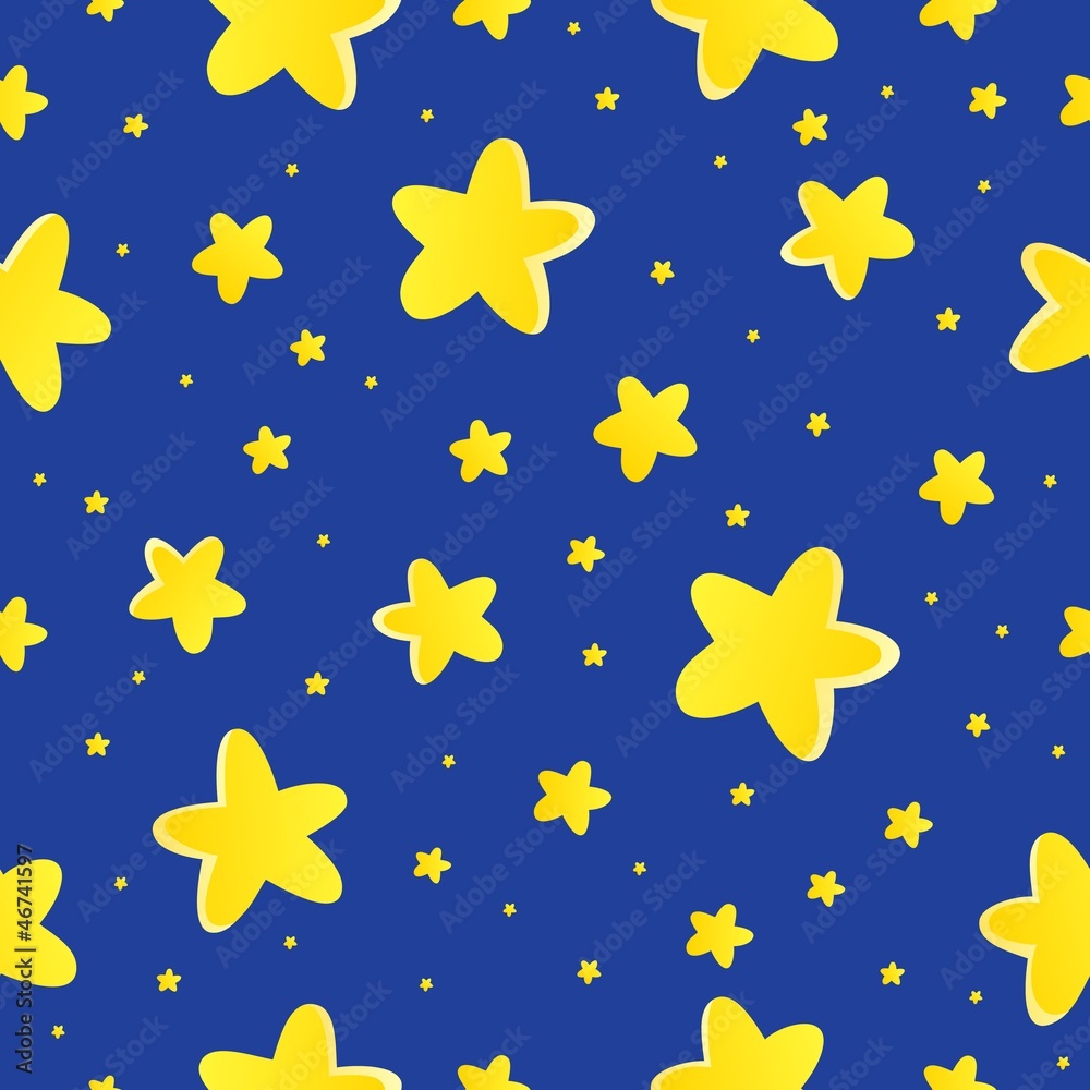 Seamless background with stars 1 Seamless background with stars 1