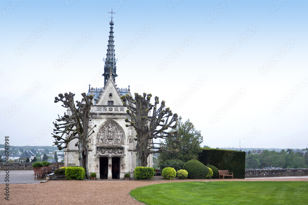 Chapel at Chateau d'Amboise Loire Valley France