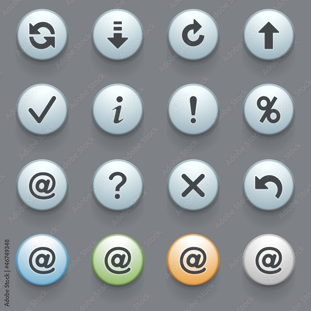 Internet icons for web site, set 7. Internet icons for web site, set 7.