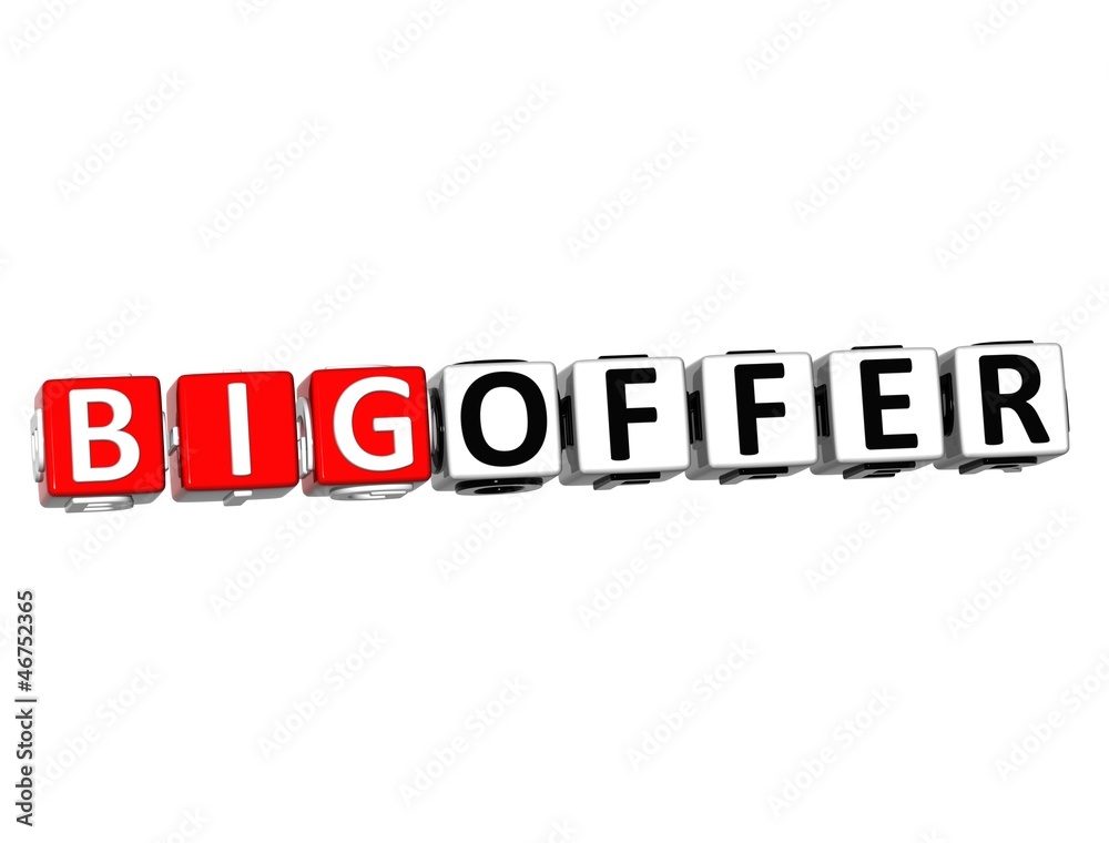 3D Big Offer Button Click Here Block Text 3D Big Offer Button Click Here Block Text