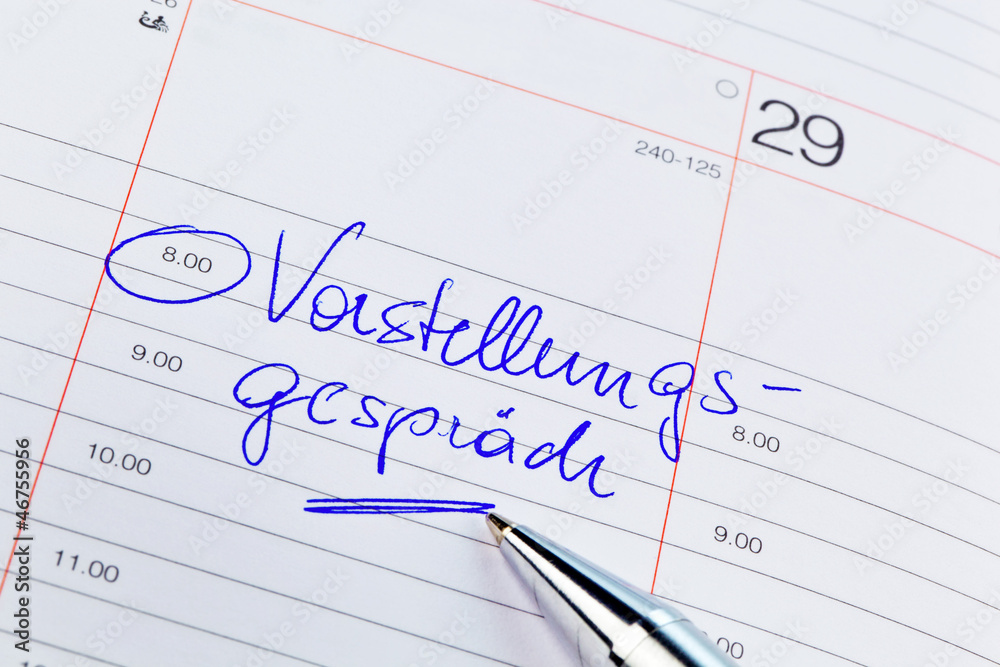 Vorstellungsgespräch Vorstellungsgespräch