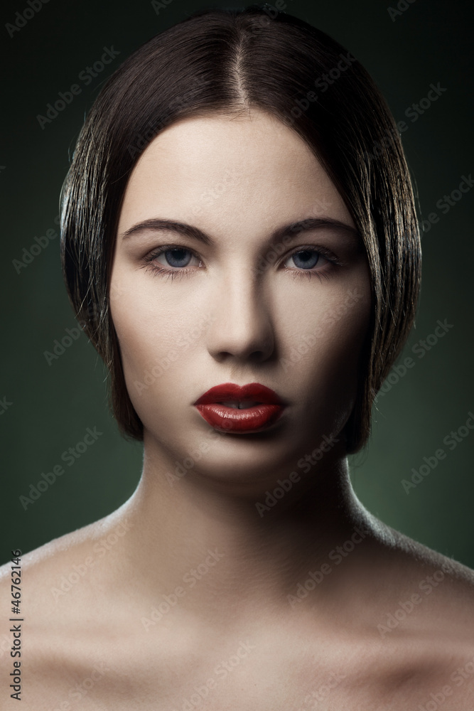 Portrait of beautiful young woman Portrait of beautiful young woman