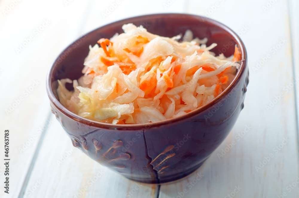 Salad with cabbage and carrot Salad with cabbage and carrot