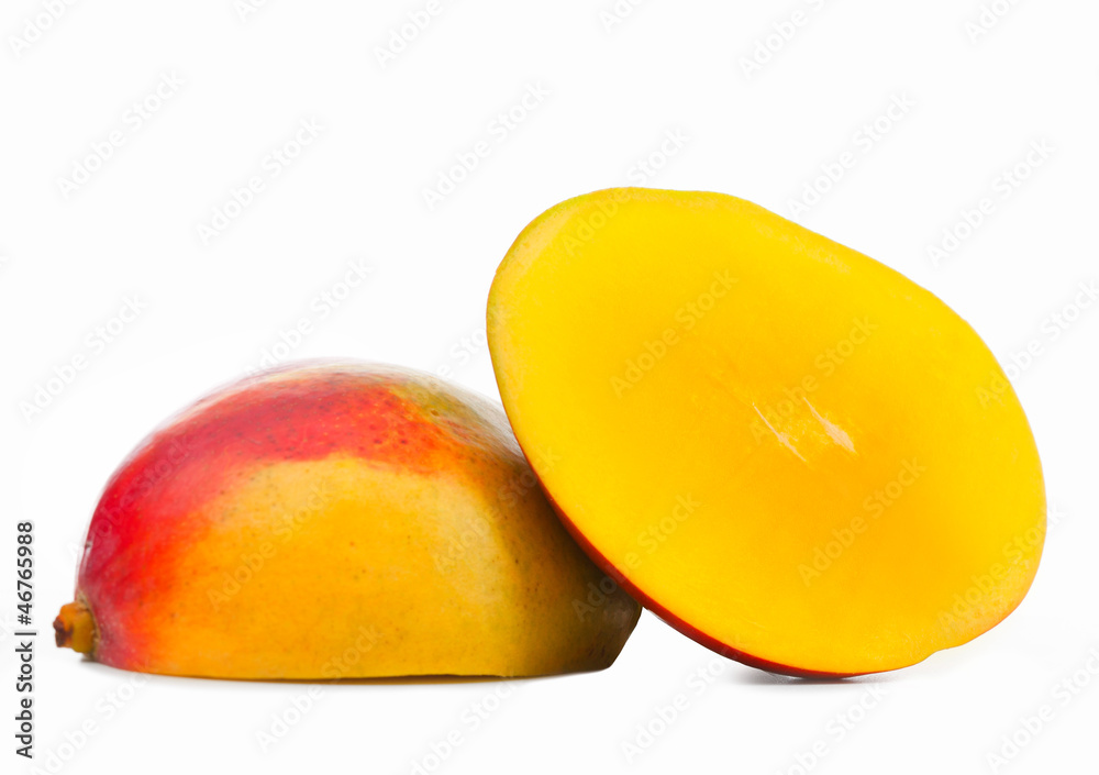 Fresh mango on white background Fresh mango on white background
